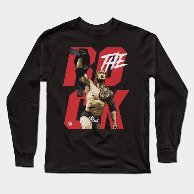 The Rock Championship Long Sleeve T-Shirt by MunMun_Design